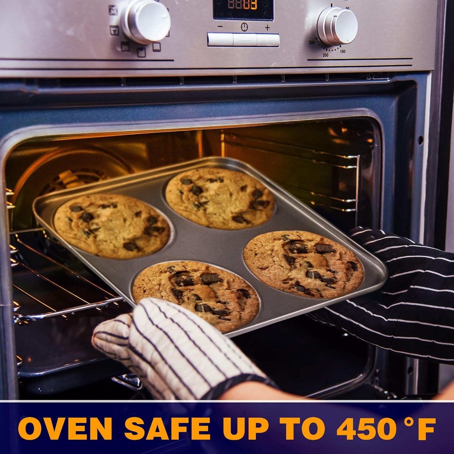 muffin-top-pan-4-cup-hamburger-bun-pan-large-whoopie-pies-pan-non-stick-bakeware-for-eggs-cornbread-small-cake-layers-and-drop-cookies-set-of-3
