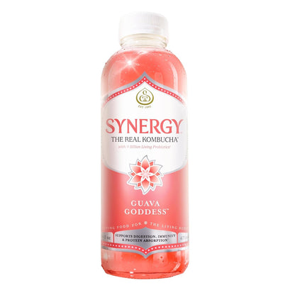 the Real Kombucha - Guava Goddess - 16 Fl Oz Bottle - Raw Probiotic Drink for Gut Health and Immune Support1