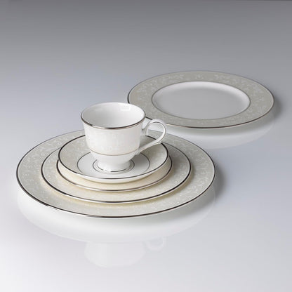 Opal Innocence Bone China 5-Piece Dinnerware Set for 15