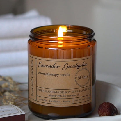 Lavender Eucalyptus Candles for Home Scented6