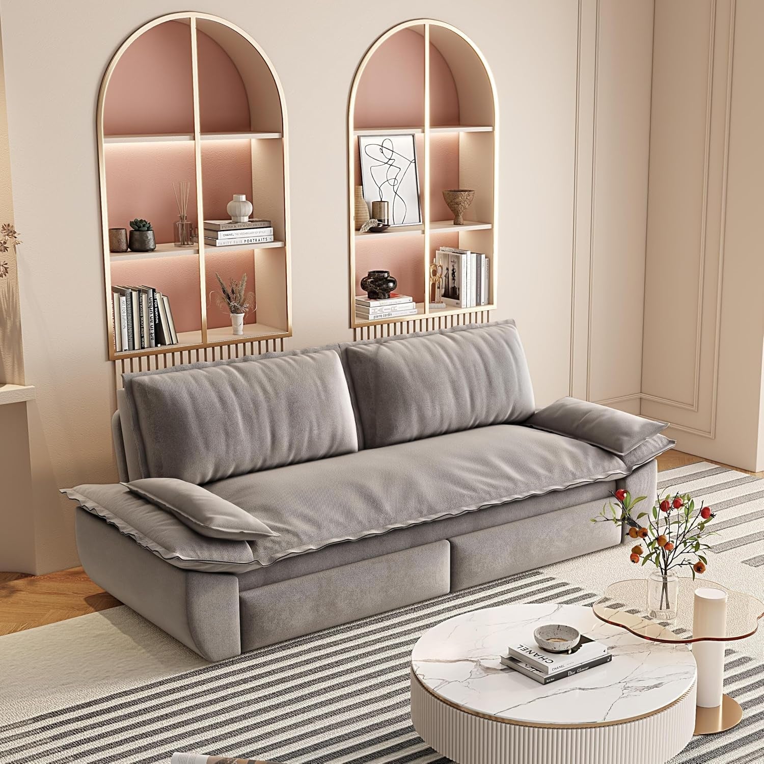 73-2-queen-sleeper-sofa-bed-3-in-1-velvet-pull-out-couch