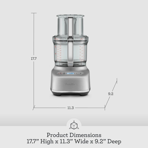 Breville BFP810 Sous Chef 16 Cup Food Processor, Brushed Stainless Steel | Effortlessly Chop, Slice and Shred Large Batches with Precision for Meal Prep and Entertaining | 16 Cup Capacity7