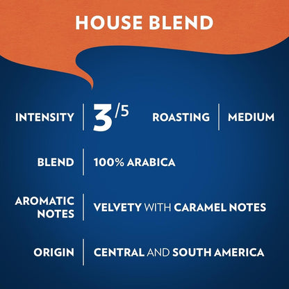 Lavazza House Blend Perfetto Ground Coffee 6 Bags of 12Oz, Medium Roast, Full-Bodied, Intensity 3/5, 100% Arabica, Ideal for Drip Brewers, (Pack of 6) - Package May Vary6