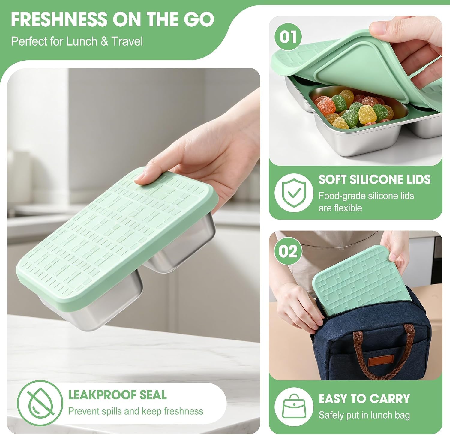 4-pack-stainless-steel-snack-containers-with-silicone-lids-leakproof-bento-snack-boxes-reusable-4-compartment-metal-lunch-containers-dishwasher-safe-food-storage-for-meal-prep-work-travel