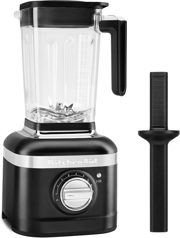 Kitchenaid K400 Variable Speed Blender W/Tamper, KSB4028, Black Matte | Preset Recipe Programs: Ice Crush, Icy Drinks, and Smoothie, 5-Speed Variable Speed Dial, Intelli-Speed Motor Control1