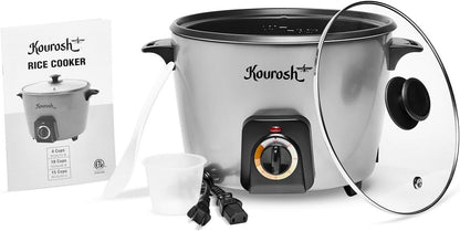 YEDI KOUROSH Persian Rice Cooker 15 Cup Tahdig Maker2