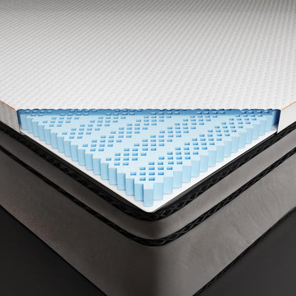 the Essentials Mattress Topper, Queen, 2-Inch with Octacell Technology, Plush Comfort, Breathable, Cooling Foam Mattress1