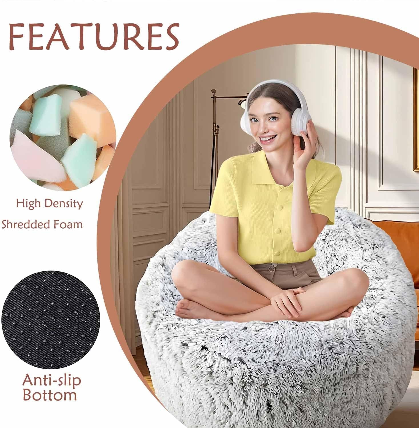 plush-faux-fur-bean-bag-chairs-memory-foam-filled-sofa-chair-shape-bean-bag-for-adults-teens-kids-ultra-soft-lazy-sofa-for-living-room-bedroom-college-dorm-grey