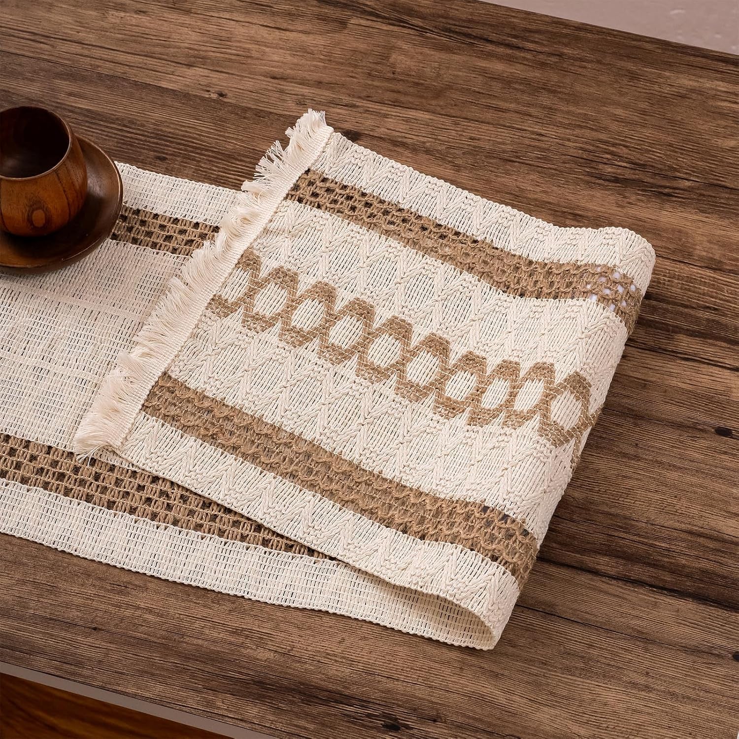 boho-summer-table-runner-with-tassels-12-x-72-inches-long-cream-brown-rustic-farmhouse-table-runner-with-tassels-for-home-kitchen-holiday-party-and-wedding-decor-runner