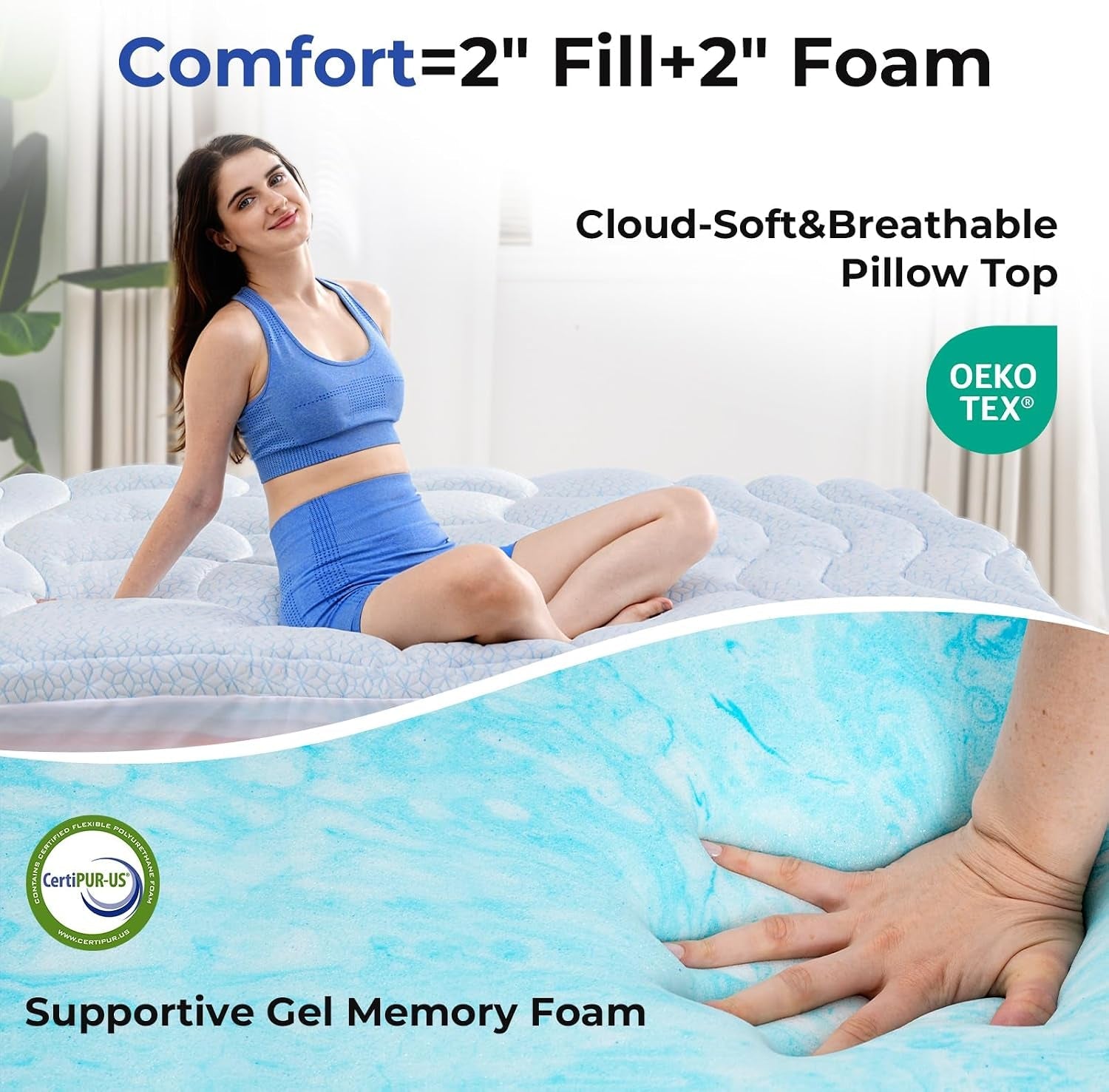 dual-layer-4-inch-cooling-twin-xl-mattress-topper-for-college-dorm-2-thick-soft-quilted-ice-silk-pillow-top-cover-plus-2-gel-memory-foam-mattress-pad-for-back-pain-relief