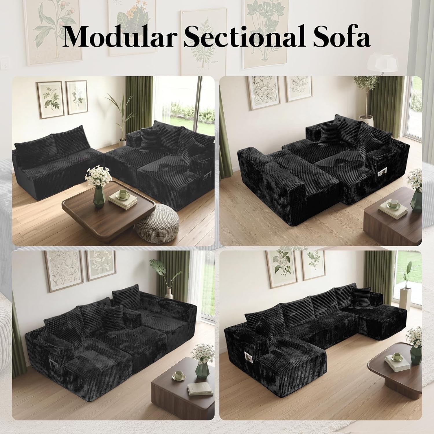130-u-shaped-sectional-couches-for-living-room-modular-boneless-cloud-sofa-with-2-chaise-lounges-4-in-1-flexible-combination-layered-foam-cushion-deep-seat-corner-couch-no-assembly-black