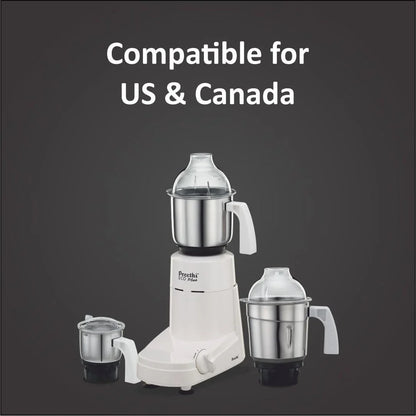 Eco plus Mixer Grinder, White, 3 Jar6
