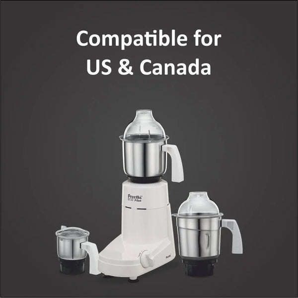 Eco plus Mixer Grinder, White, 3 Jar6