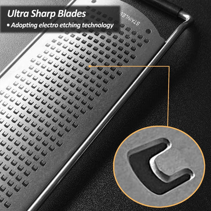 Professional Zester Grater Fine, Razor-Sharp Stainless Steel Blade4