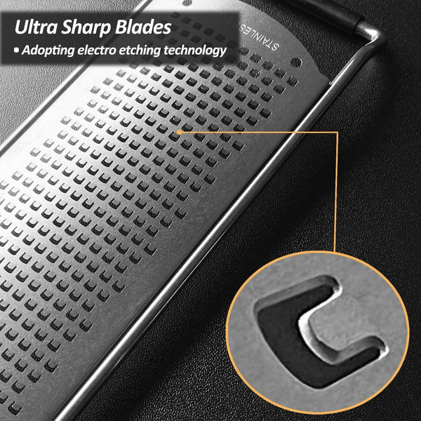 Professional Zester Grater Fine, Razor-Sharp Stainless Steel Blade4