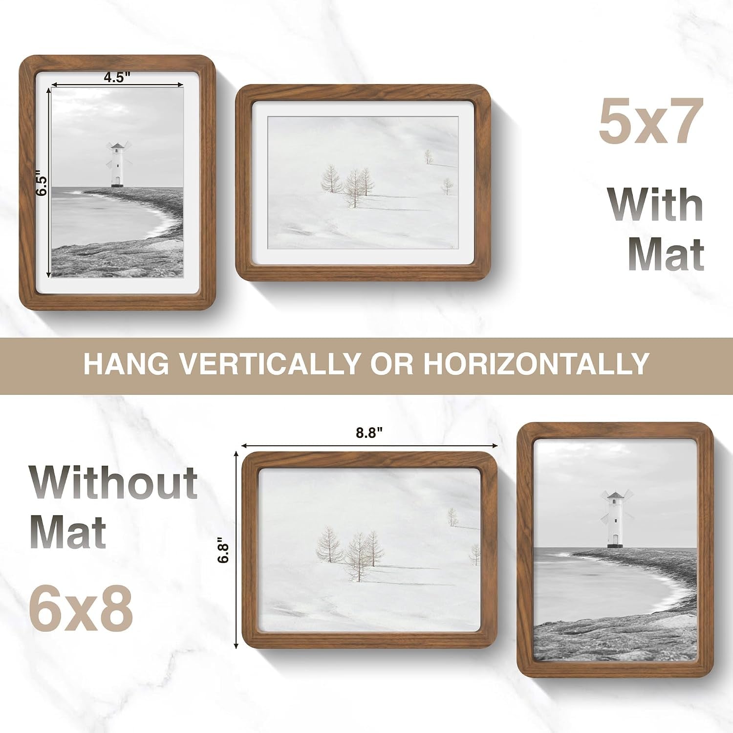 6x8-picture-frame-solid-walnut-wood-frame-with-real-glass-6-by-8-rounded-corner-frame-for-tabletop-or-wall-display-6x8-picture-frame-matted-to-5x7-natural-walnut-set-of-1