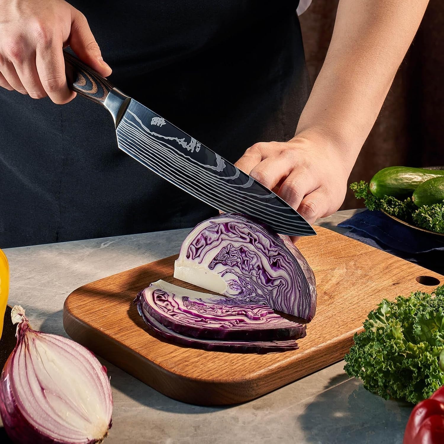 senken-8-piece-premium-japanese-kitchen-knife-set-with-laser-damascus-pattern-imperial-collection-chefs-knife-santoku-bread-paring-more-ultra-sharp-for-very-fast-cutting