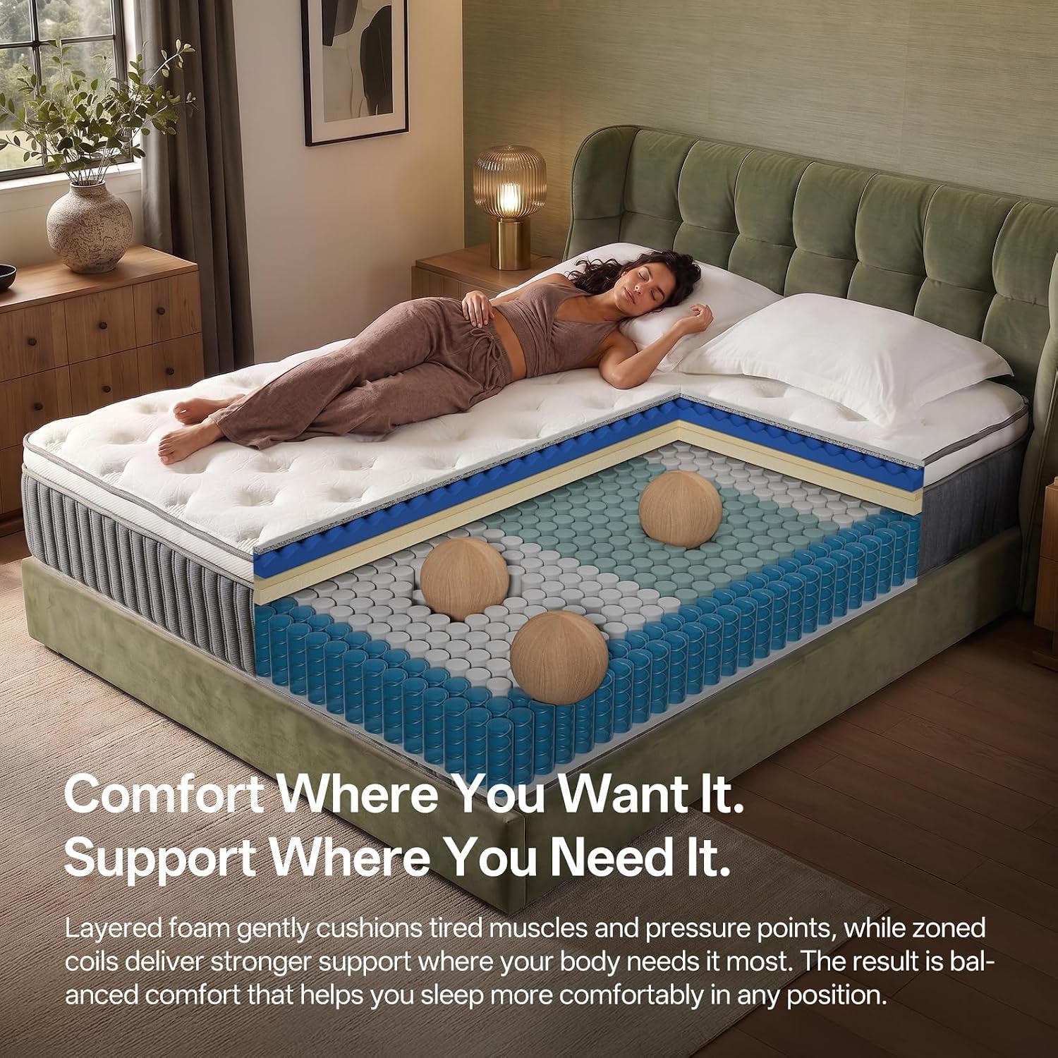 12-inch-queen-mattress-in-a-box-hybrid-queen-mattress-with-gel-memory-foam-pocket-springs-medium-firm-feel-fiberglass-free-pressure-relief-edge-support-queen-u-s-standard-12-12-inches