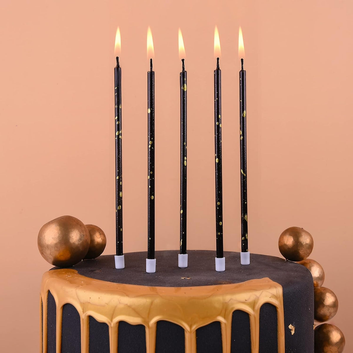 black-gold-long-thin-birthday-candles-cake-candles-birthday-parties-wedding-decorations-party-candles