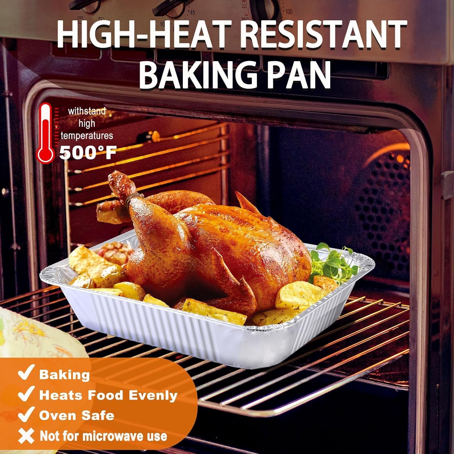 aluminum-foil-pans-9x13-disposable-half-size-aluminum-foil-heavy-duty-deep-steam-table-pan-tin-foil-turkey-sheets-tray-chafing-grill-accessories-for-cooking-baking-storing-food-prepping-30