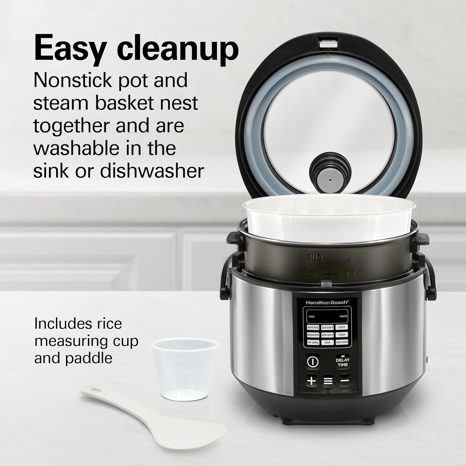 stay-or-go-20-cup-portable-multi-cooker-with-lid-latch-rice-cooker-slow-cooker-food-steamer-easy-digital-controls-pfas-free-nonstick-pot-glass-lid-black-stainless-steel
