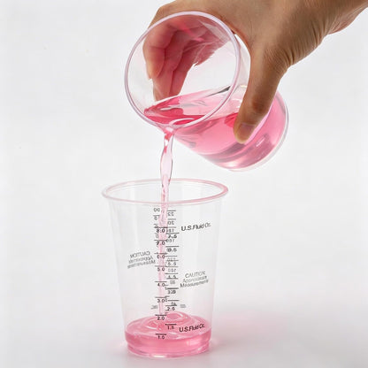 60 Pcs 8Oz Epoxy Resin Mixing Cups Disposable Plastic Measuring Cups2
