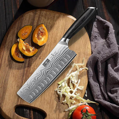 7-Pc Knife Set with Magnetic Knife Holder, Japanese Chef Knife Set | Ultra Sharp High Carbon Powder Steel Kitchen Knives Set, Professional Chef'S Knives with Ergonomic Pakkawood Handle5