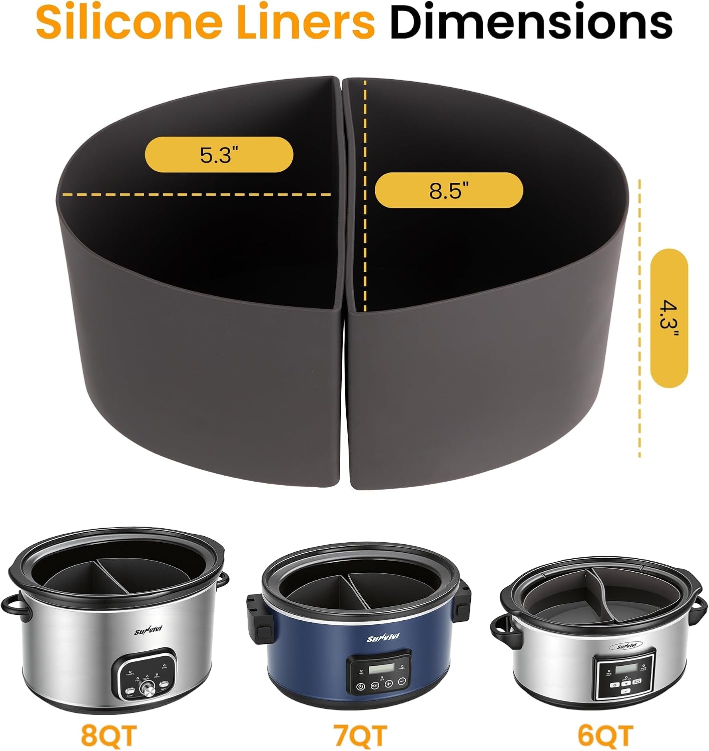 2-in-1-silicone-slow-cooker-liners-fit-for-crock-pots-6-quart-reusable-crock-pot-divider-insert-bpa-free-cooking-accessories-for-crockpots-grey