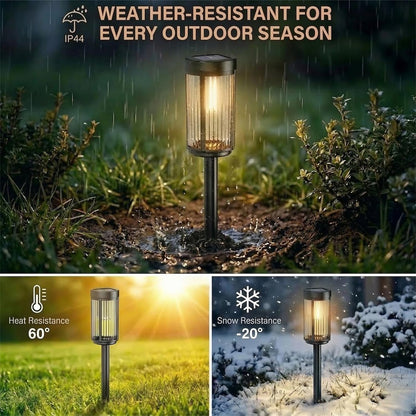 Solar Garden Lights Outdoor, 12 Pack, Warm White5