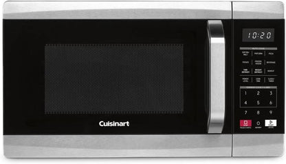 CMW-70 Stainless Steel Microwave Oven, Silver & Cast-Iron Double Burner, 11.5"(L) X 19.5"(W) X 2.5"(H), Silver2