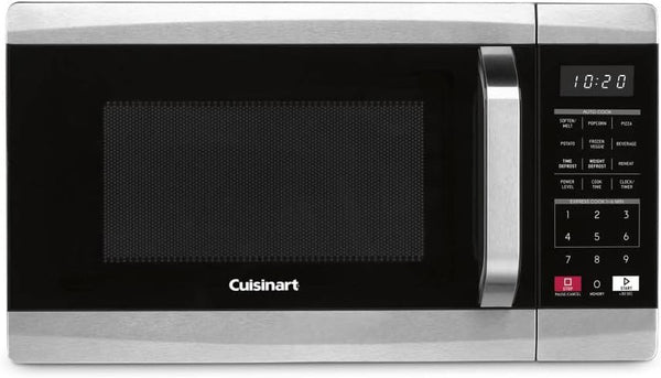 CMW-70 Stainless Steel Microwave Oven, Silver & Cast-Iron Double Burner, 11.5"(L) X 19.5"(W) X 2.5"(H), Silver2