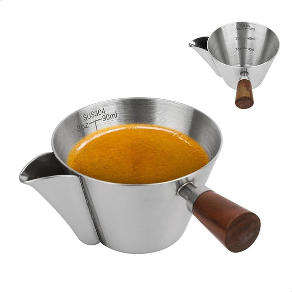 3.4Oz/100Ml Crema Remove Espresso Measuring Cup Oil Separation1