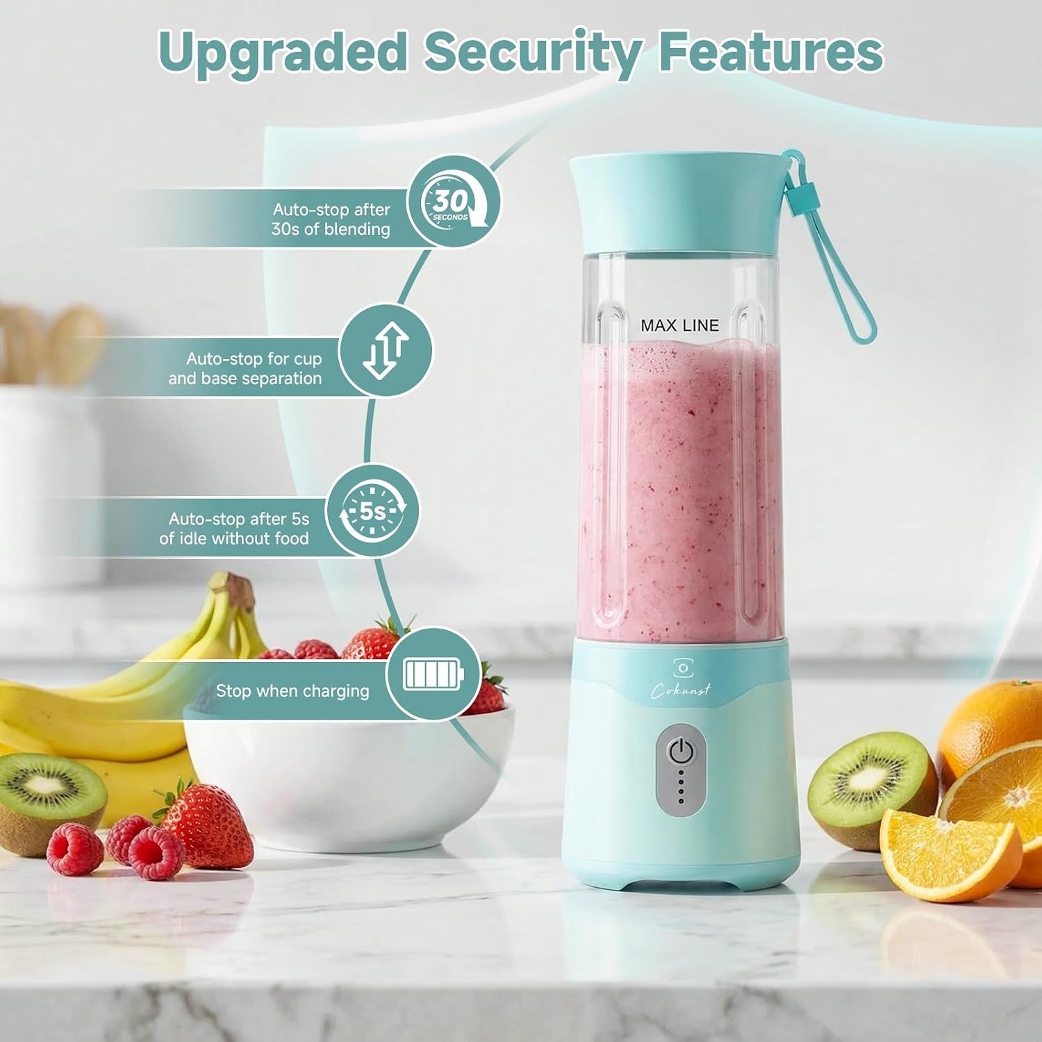portable-blender-18oz-small-smoothie-blender-with-extra-lid-green-usb-c-rechargeable-6-blades-personal-blender-for-shakes-protein-on-the-go-cups-small-blender-for-travel-home-gym-office