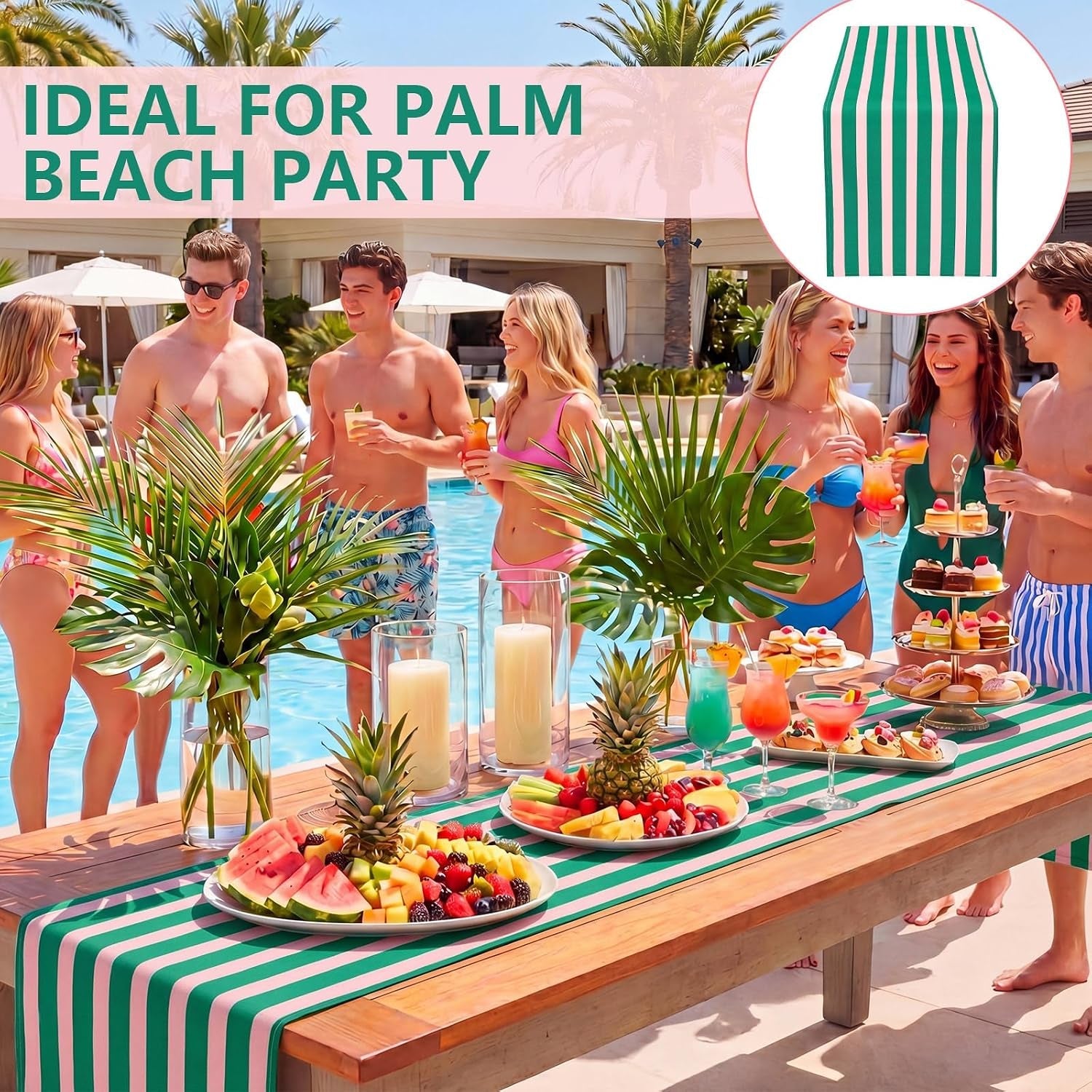 linen-pink-green-cabana-striped-table-runner-14-x-120-in