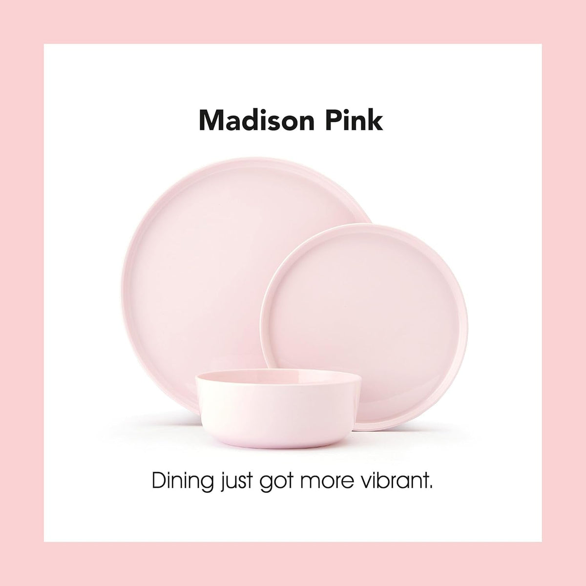 madison-misty-pink-bone-china-dinnerware-set-12-piece-service-for-4-includes-dinner-plates-salad-plates-and-cereal-bowls-dishwasher-safe