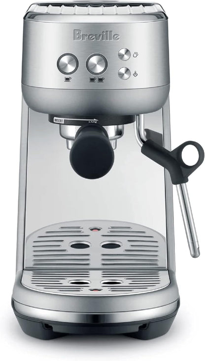 Breville BES450BSS Bambino Espresso Machine, Brushed Stainless Steel | Make Café-Quality Espresso, Lattes and Cappuccinos at Home with This Compact, Manual Coffee Maker | Beginner-Friendly1