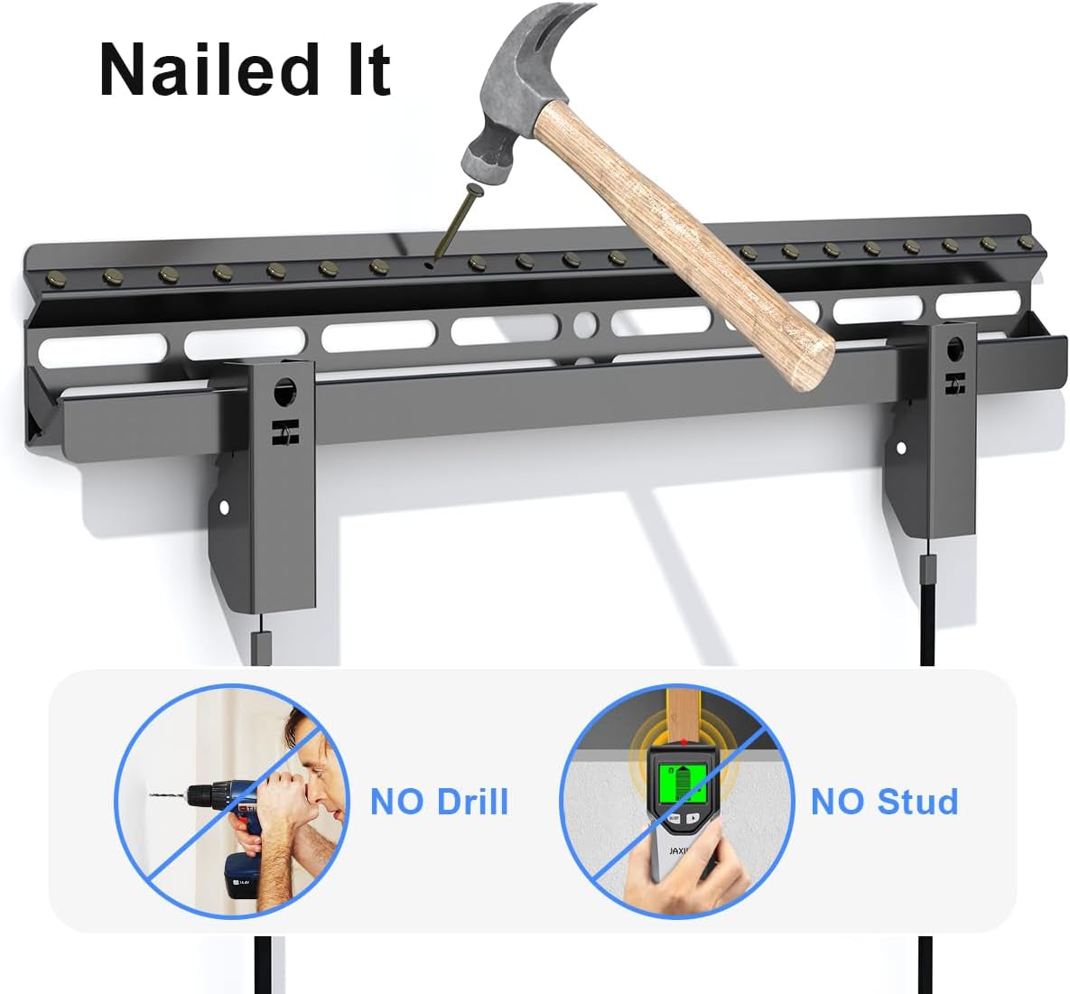 studless-tv-wall-mount-for-most-23-60-inch-tvs-up-to-99-lbs-low-profile-no-drill-tv-mount-drywall-bracket-with-max-vesa-400x400mm-no-stud-no-drill-easy-install-mf8
