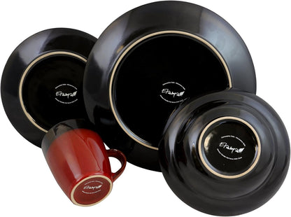 ’S Tanizia 16 Piece High Gloss Dinnerware Set4