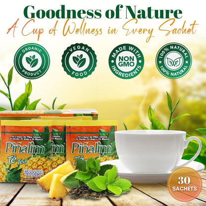 Pinalim Te De Pina Gn+Vida USA Pinalim Pineapple Tea Extra Strength (1-Pack)6