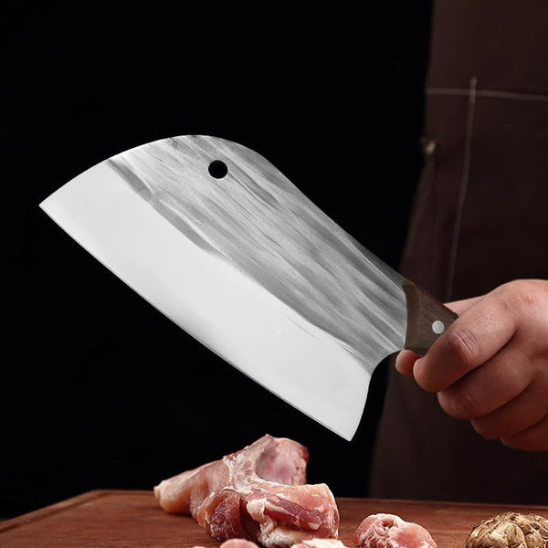Meat Cleaver,Cleaver Knife, 8 Inch Forged Bone Chopping Knife Stainless Steel Meat Cleaver Sharp Knife for Chopping Bones Kitchen Slicing Knif Cooking Chef Knife7