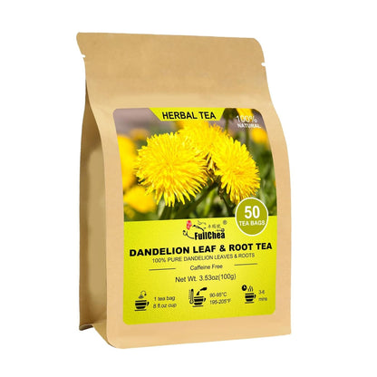 '- Dandelion Leaf & Root Tea Bags, 50 Count, Dandelion Herbal Tea | Balanced Herbal Blend Tea for Liver & Kidney Health, Non-Gmo and Caffeine-Free1