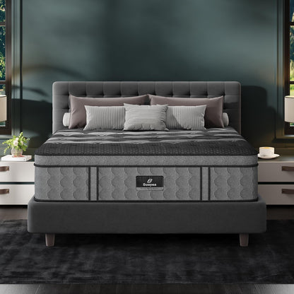 King Size Mattress 16 Inch, Upgraded Luxury Hybrid King Mattress in a Box1