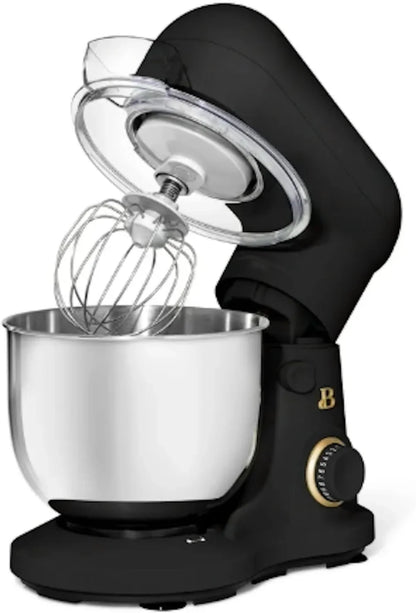 3.5 Qt Stand Mixer, with Flat Beater, Dough Hook, Whisk (Black)7