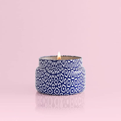 Capri Blue Volcano Printed Travel Tin Jar Candle - Luxury Candle with a Long Lasting Soy Wax Blend - Scented with Tropical & Fruity Fragrance (Blue Color, 8.5 Oz)8