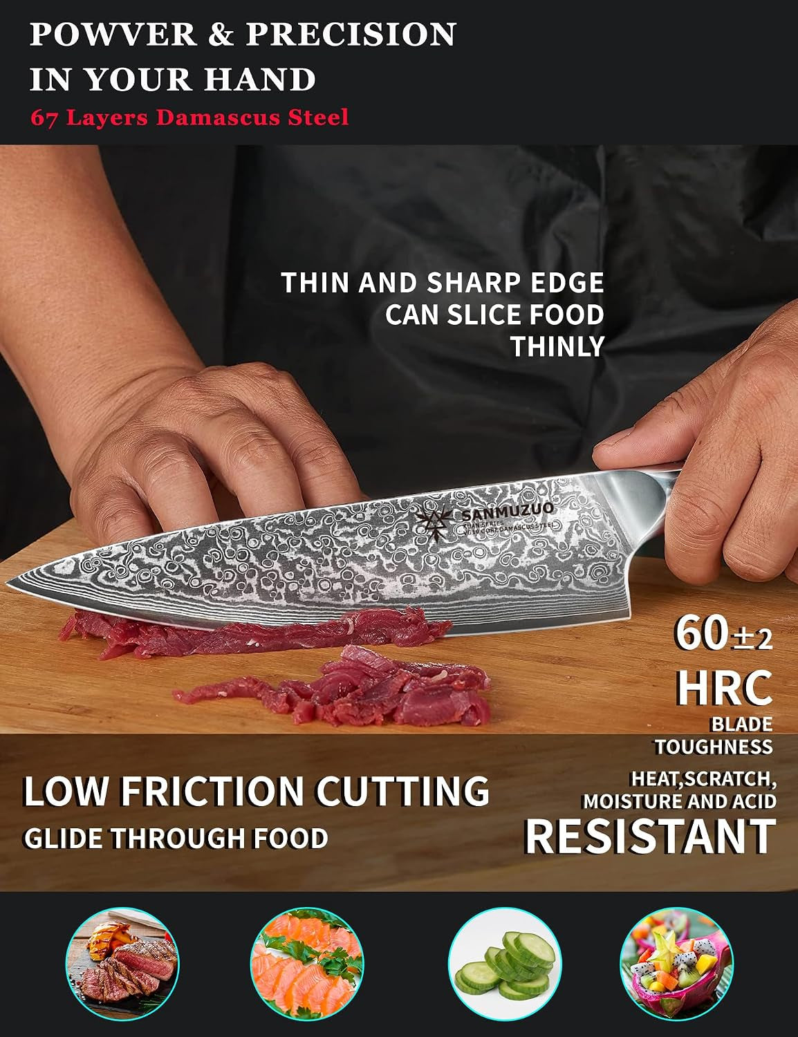 chef-knife-8-inch-xuan-series-vg10-damascus-steel-kitchen-knife-resin-handle-sunset-red