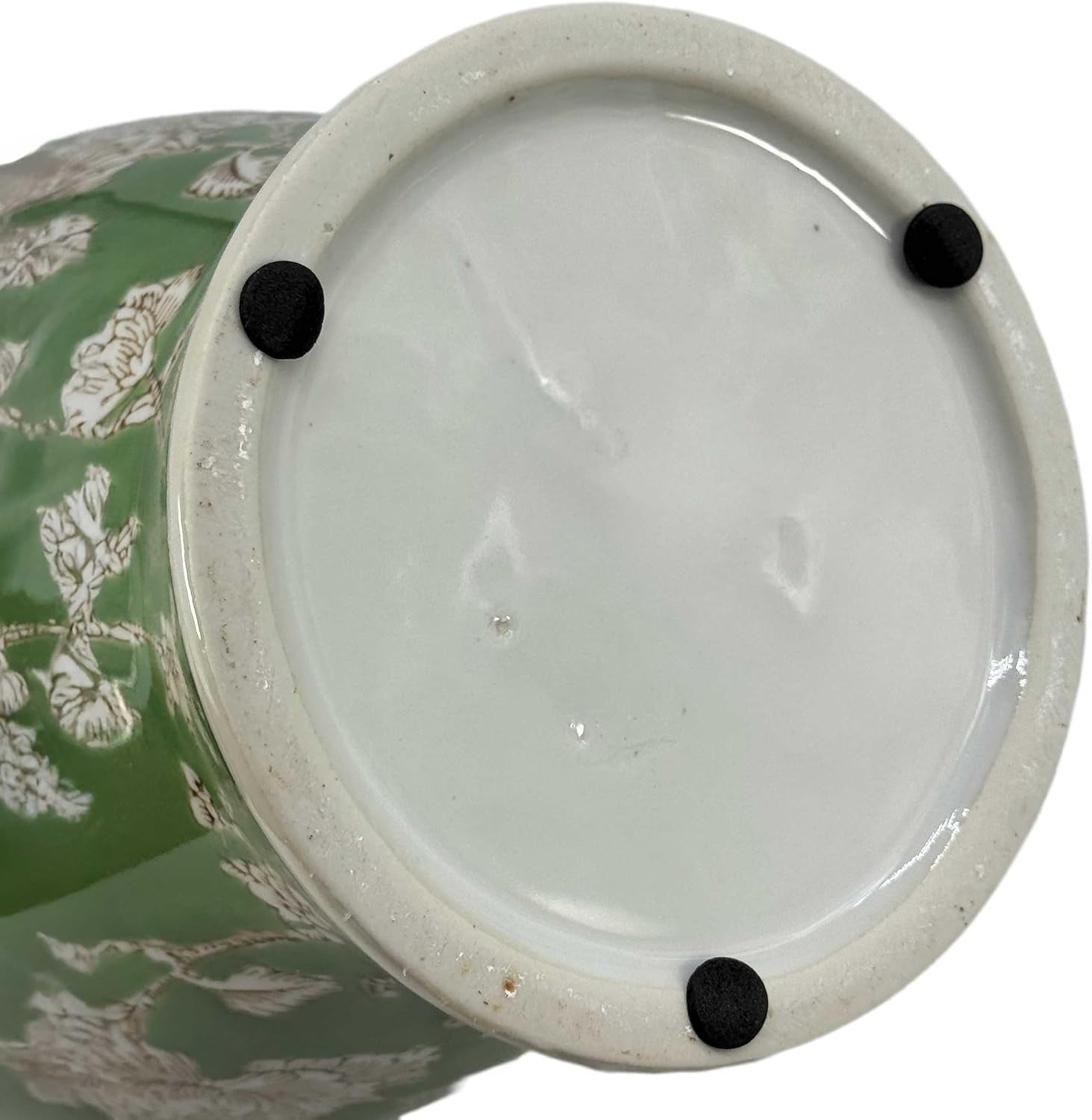14-green-white-floral-ceramic-porcelain-ginger-jar-floral-home-decor-jar-urn-shape-vase