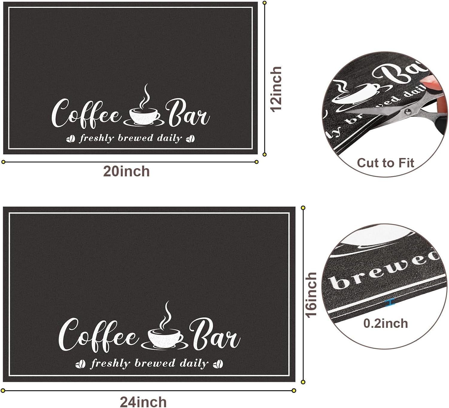 fashion-coffee-mat-dish-drying-mat-12-x-20-black-hide-stain-absorbent-coffee-bar-accessories-heat-resistant-non-slip-eco-friendly-easy-to-clean