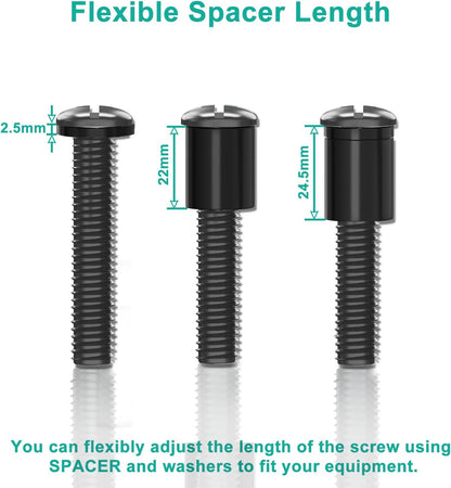 Universal TV Mounting Hardware Set, M4,M5,M6,M8 Screws (UVSP) | TV Mount Screw Kit – Fits Most Tvs / Monitor up to 80". Includes Replacement Screws, Washers & Spacers3