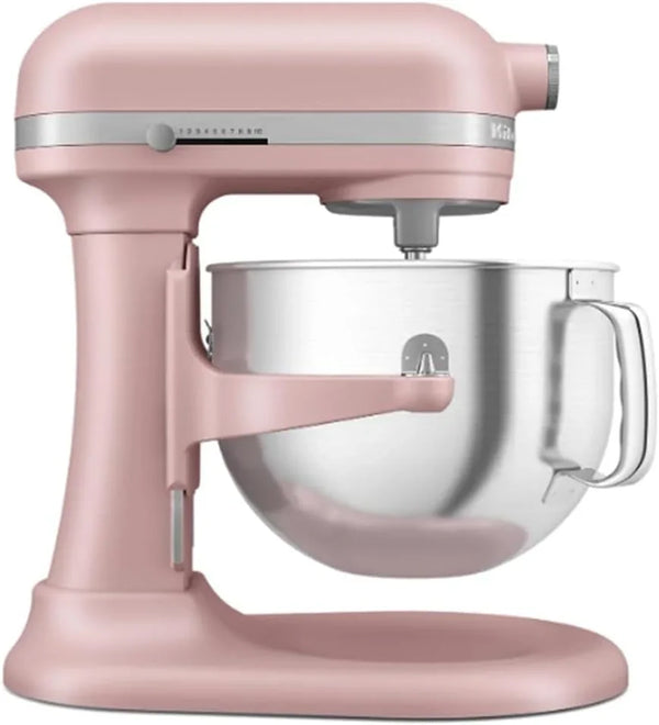 7 Quart Bowl-Lift Stand Mixer with Accessories, KSM70SKXX Bundle | Dried Rose, Bowl-Lift Design, 11 Speed, Double Flex Edge Beater & Accessories with Deco Essentials 1 Year Extended Protection2