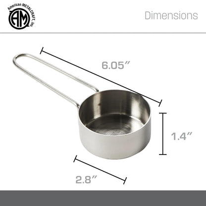 , Inc. 1/2 Stainless Steel Measuring Cup, 1/2-Cup, Silver4